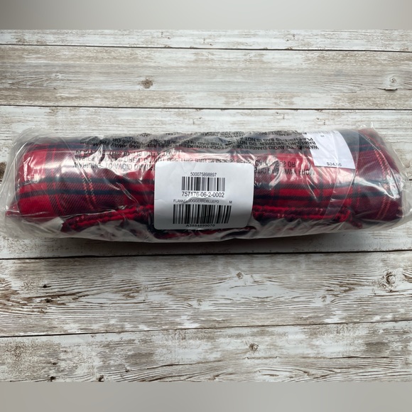 🆕 GAP Women's Flannel PJ Pajamas Sleep Pants Joggers Bottoms Red Plaid M 8-10 - Picture 7 of 16